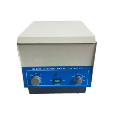 SH120 75mm 24 모세관 관 무브러시 모터 실험실 원심 분리기 기계 마이크로 Hematocrit 원심 분리기